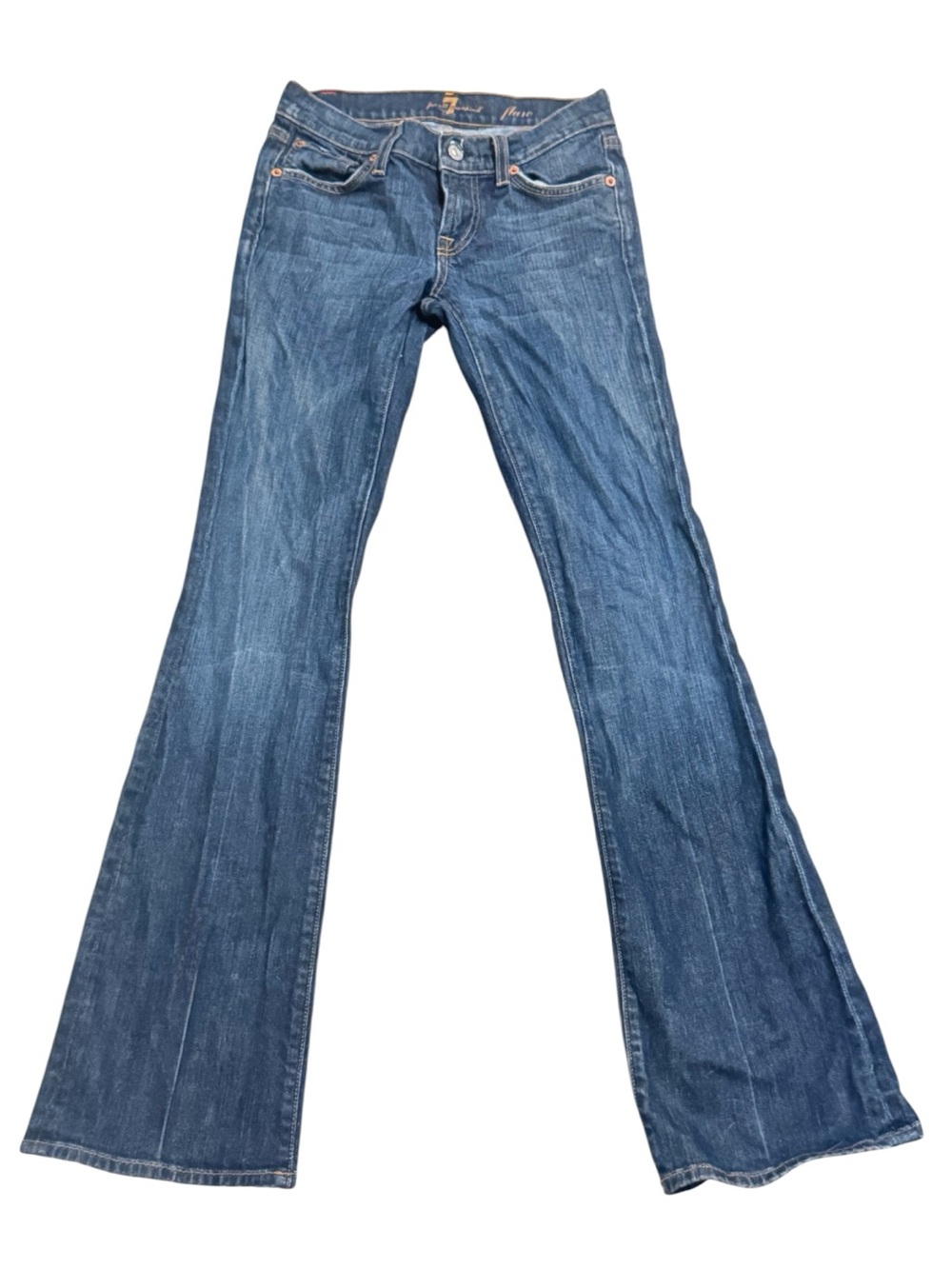 Women’s vintage 7 For All Mankind low-rise flare denim jeans- Size 24